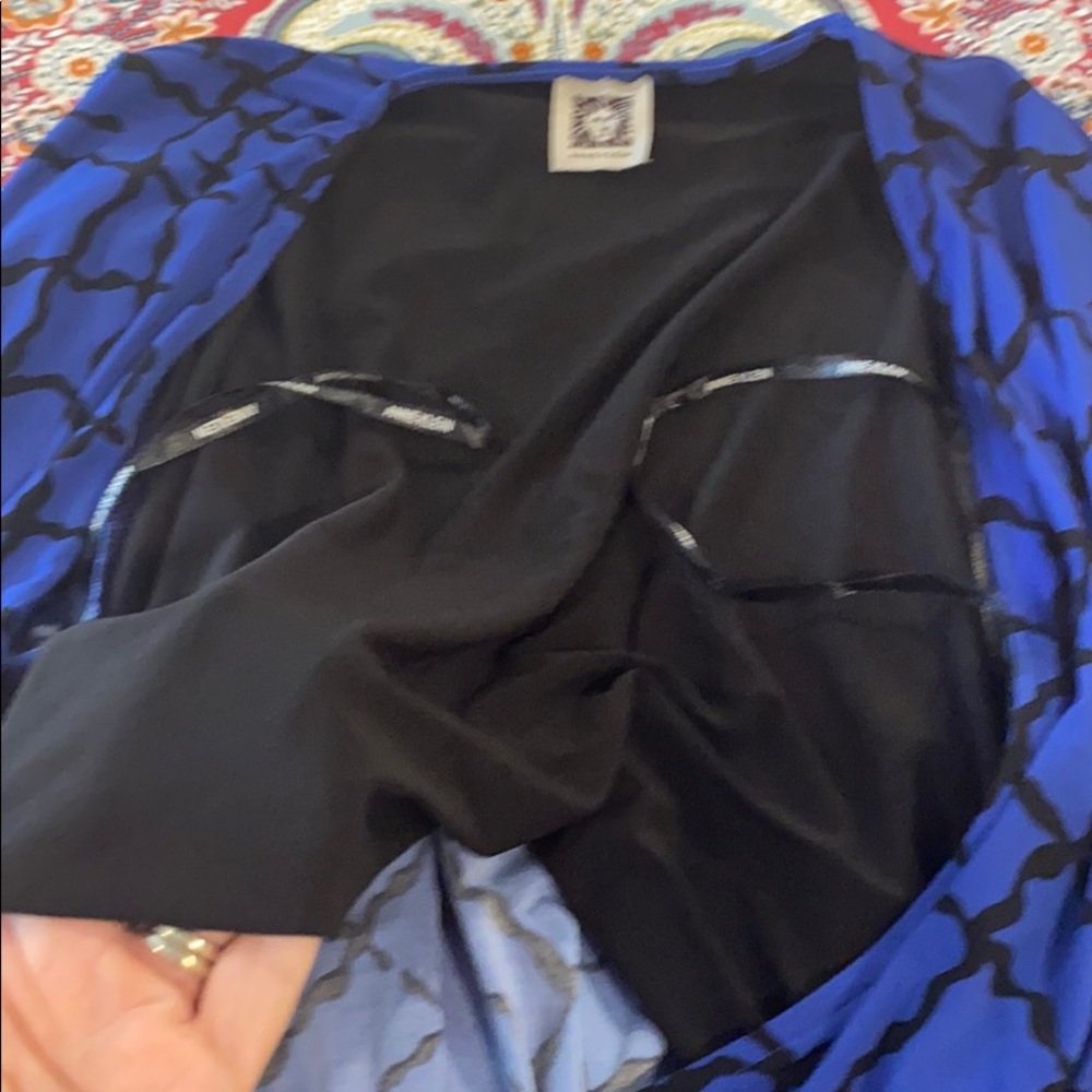 2/$20 Ann Klein Wrap Blouse - Picture 6 of 6